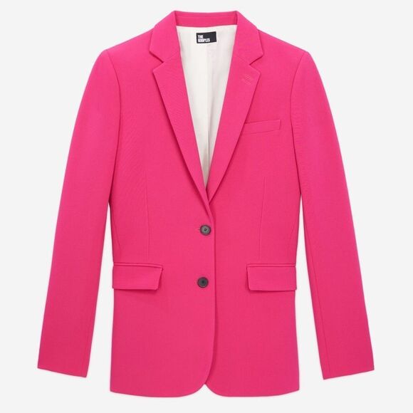 $545 The Kooples Pink single breasted blazer jacket New - Picture 1 of 11